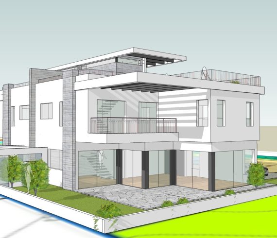 למכירה בבנימינה דו משפחתי בבנייה, תכנון מיוחד ומהמם נכס 103